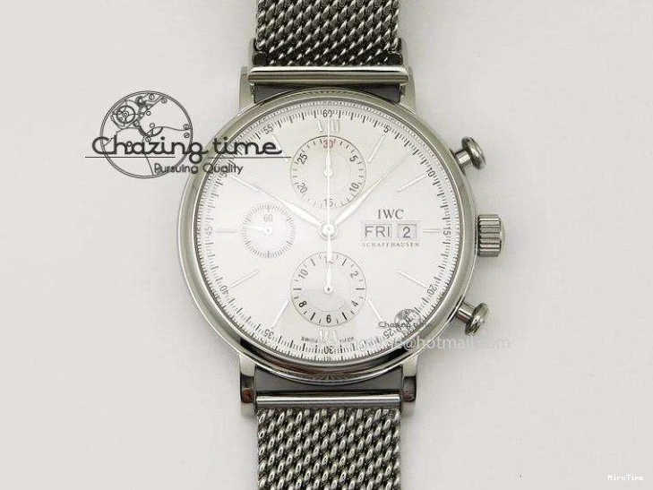 MIROTIME 0428 RelaxedFit Big Pilot Real PR IW500435 “Muhammad Ali” ZF Best Edition On Black Leather Strap A 7295